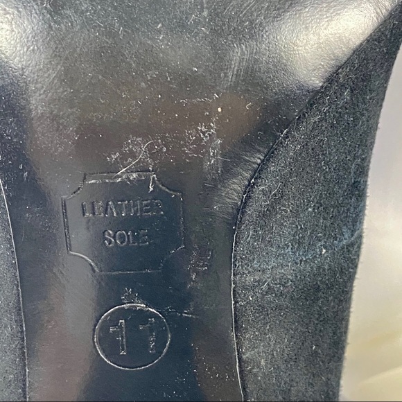 Missoni x Target Suede Round Toe Pumps Block Heels - Picture 10 of 10